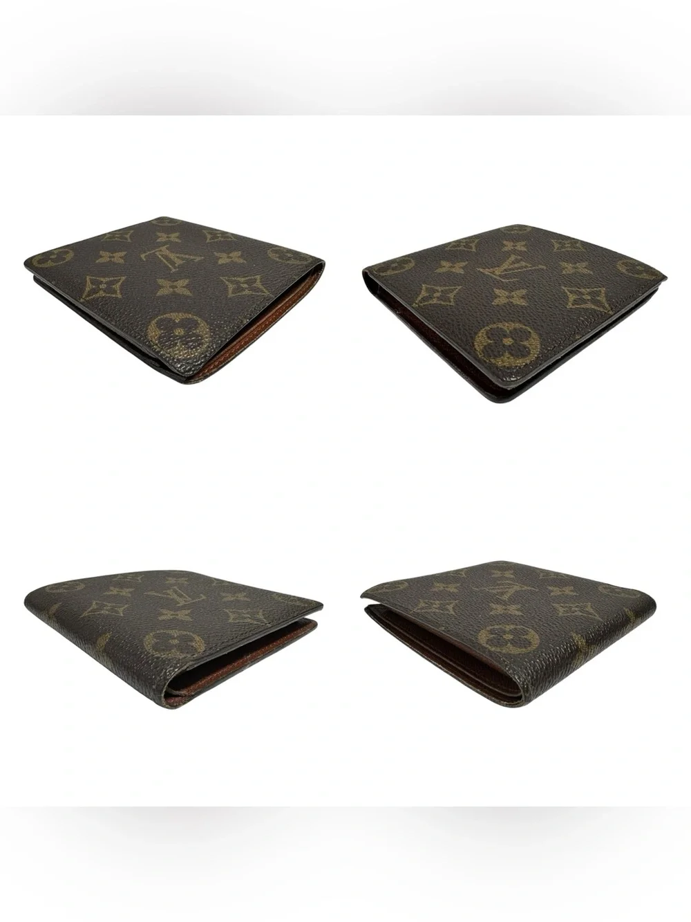 Louis Vuitton Monogram Leather Marco Bifold Men’s Wallet with Box